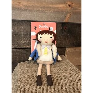 Piccolina Trailblazer Plush Doll - Amelia‎ Earhart - Aviator -Removable Jacket